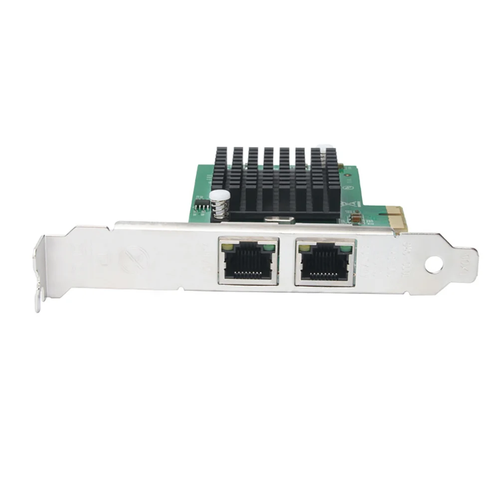 Для Intel 82575EB Настольный PCI Express Ethernet Gigabit 1000 Мбит/с двухпортовый прочный сетевой адаптер Аксессуары стабильная Замена