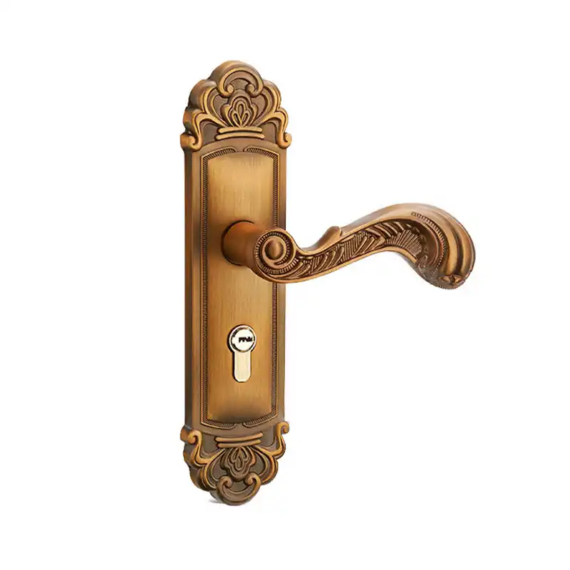 vintage mute room door lock aluminum alloy interio