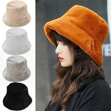 Новинка; 7 цветов; сезон весна-зима; теплая универсальная плюшевая Рыбацкая шапка с плоским верхом для женщин и девочек; очаровательные шикарные наружные головные уборы