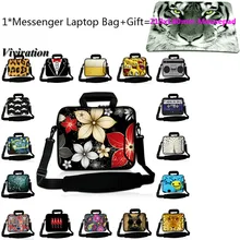 Для Dell XPS hp Envy 13 13,3 женская сумка для ноутбука 11,6 15 12 14 10 17 чехол-мессенджер для ноутбука с рукавом Chromebook сумка+ коврик для мыши