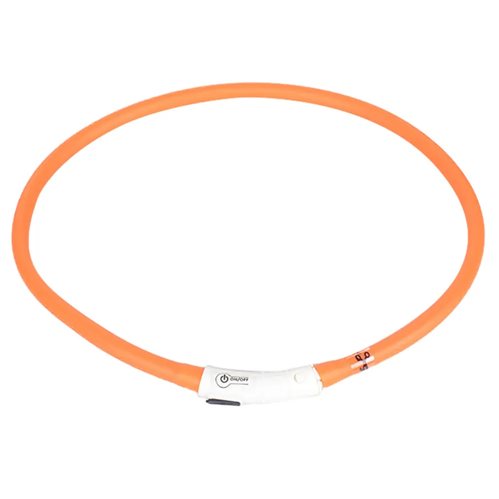 Перезаряжаемый USB Водонепроницаемый светодиодный мигающий светильник безопасный ошейник для собак ошейник Высокое качество ошейники товары для собак@ 20