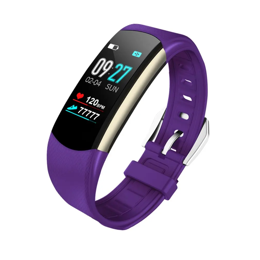 

New Waterproof Smart Band Blood Pressure Measurement Fitness Tracker Health Bracelet Colorful Smartband Sport Smart Wristband