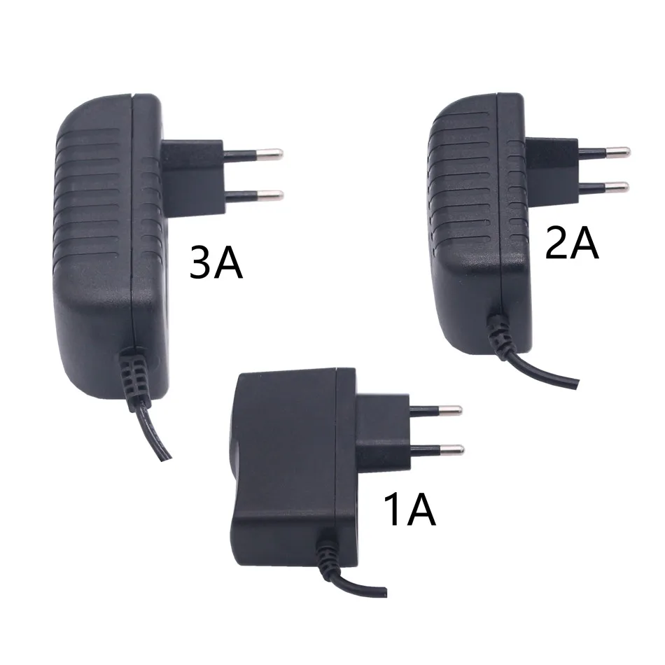 DC 12V адаптер питания AC100-240V к DC12V Трансформаторы освещения выход 1A 2A 3A 5A импульсный источник питания для светодиодной ленты