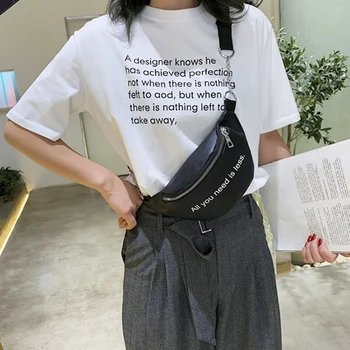 

Luxury Leather Fanny Pack Woman Waist Bag Belt 2020 Fashion Panelled Waist Pack Travel Belt Wallets Fanny Bags Chest Bag Women