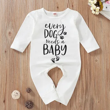 

Spring Autumn Baby Clothes 0-24M Newborn Girl Boy Rompers Cotton Long Sleeve Jumpsuit Outfit Clothes For Kids Baby Onesie