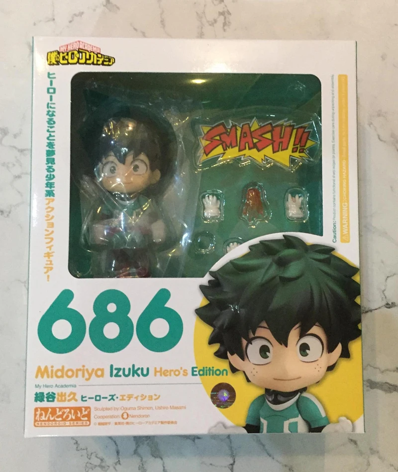 Good Smile Company Nendoroid № 686 фигурку-Izuku Midoriya героя издание от "Мой герой"