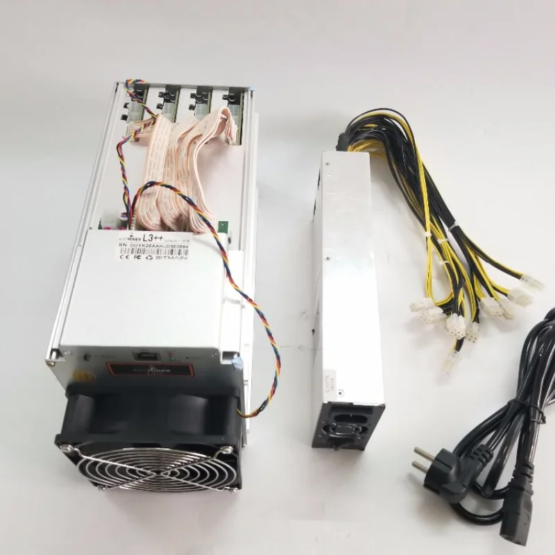

ASIC Chip minero se ANTMINER L3 + + 580M con PSU Scrypt minero LTC Litecion máquina de minería r que ANTMINER L3 + S9 S9i