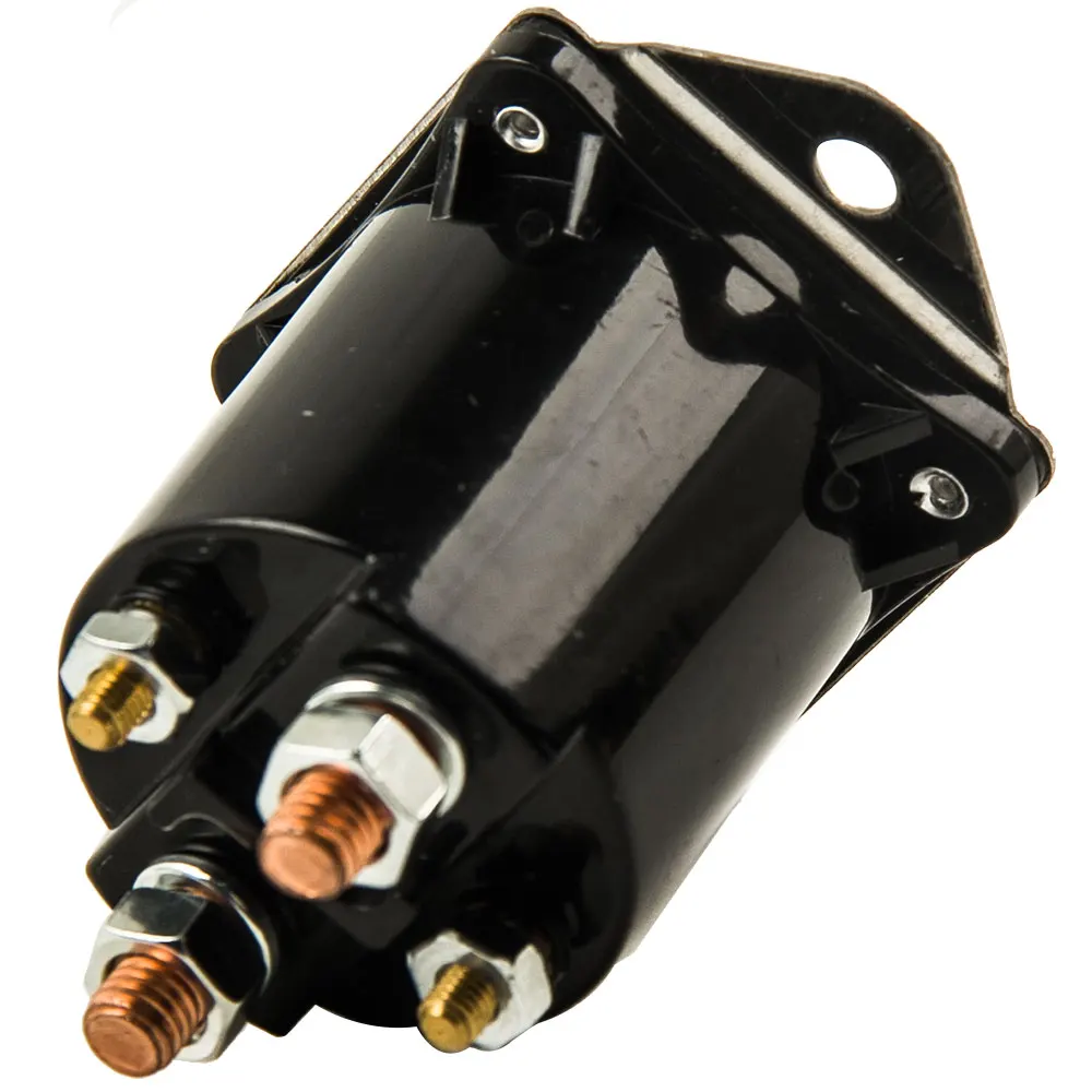 

1013609 12V Gas for Golf Cart Solenoid For Club Car 84 DS/Precedent 4 Terminal 1013609 435-154 Copper Contacts 4 Terminal Design