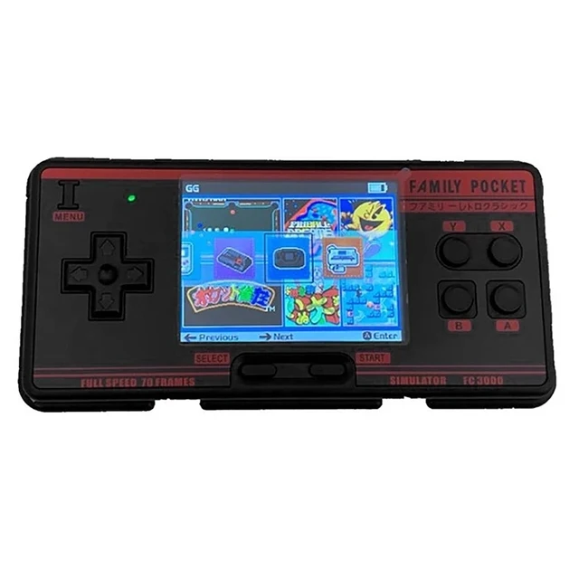 IPS FC3000  Classic Retro Handheld Game Console Support Video Game Player Support 10 format Game Cartridge Family Game Console