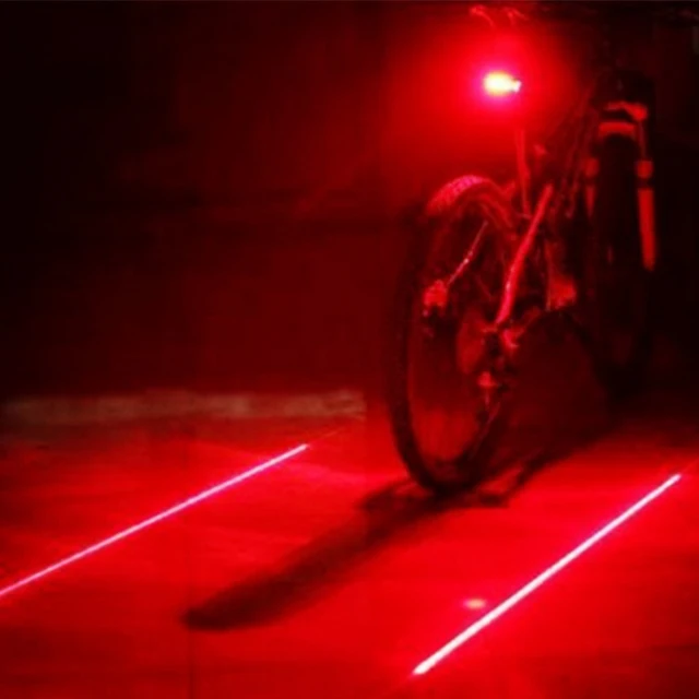 Bicycle Cycling Lights Taillights LED Laser Safety Warning Bicycle Lights Bicycle Waterproof Tail Bicycle Accessories Light 1