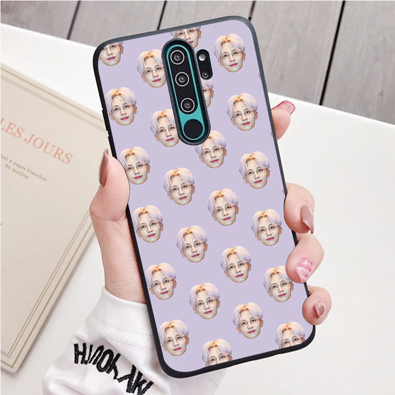 leather case for xiaomi Mười Bảy KPOP Silicone Ốp Lưng Điện Thoại Redmi Note 8 7 Pro S 8T Cho Redmi 9 7A Bao xiaomi leather case cosmos blue