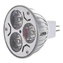 Промо-акция! MR16 3x1 Вт Светодиодный точечный светильник 20 Вт, белый, для трекового светильник, ландшафтный галогенный сменный