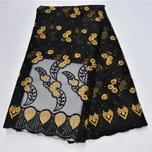 Горячая Распродажа африканская кружевная ткань Высокое качество Тюль кружевные платья для женщин вышивка чистая французская кружевная ткань