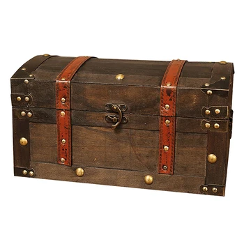 

Vintage Wood Box,Vintage Wooden Retro Wood Box Jewelry Storage Box Retro Antique Living Goods Organizer Gift Case