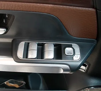 

13pcs Car Interior Window Lift Switch Button Trim For Mercedes Benz A B GLB W177 W247 X247 2019 2020 ABS Plastic