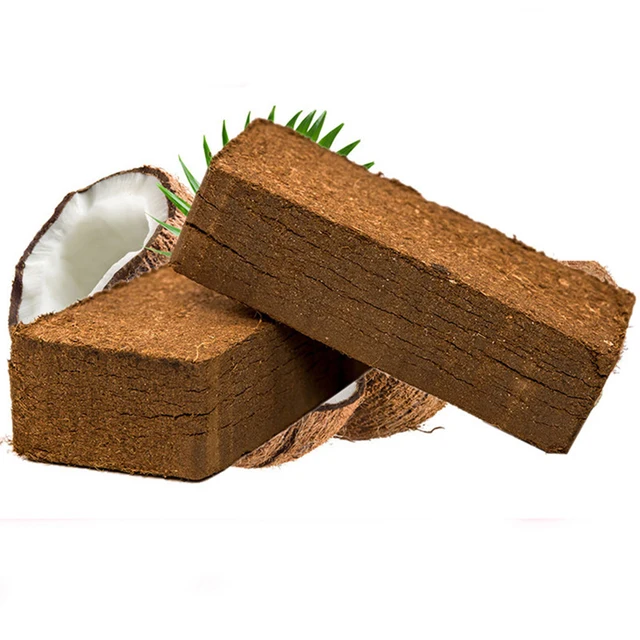 650G (9L) | Organikus Kókuszrost 100% Természetes Hüllőbarát Növekvő Média Coco Talaj Ültetése Kókuszdió -Kókuszrillek