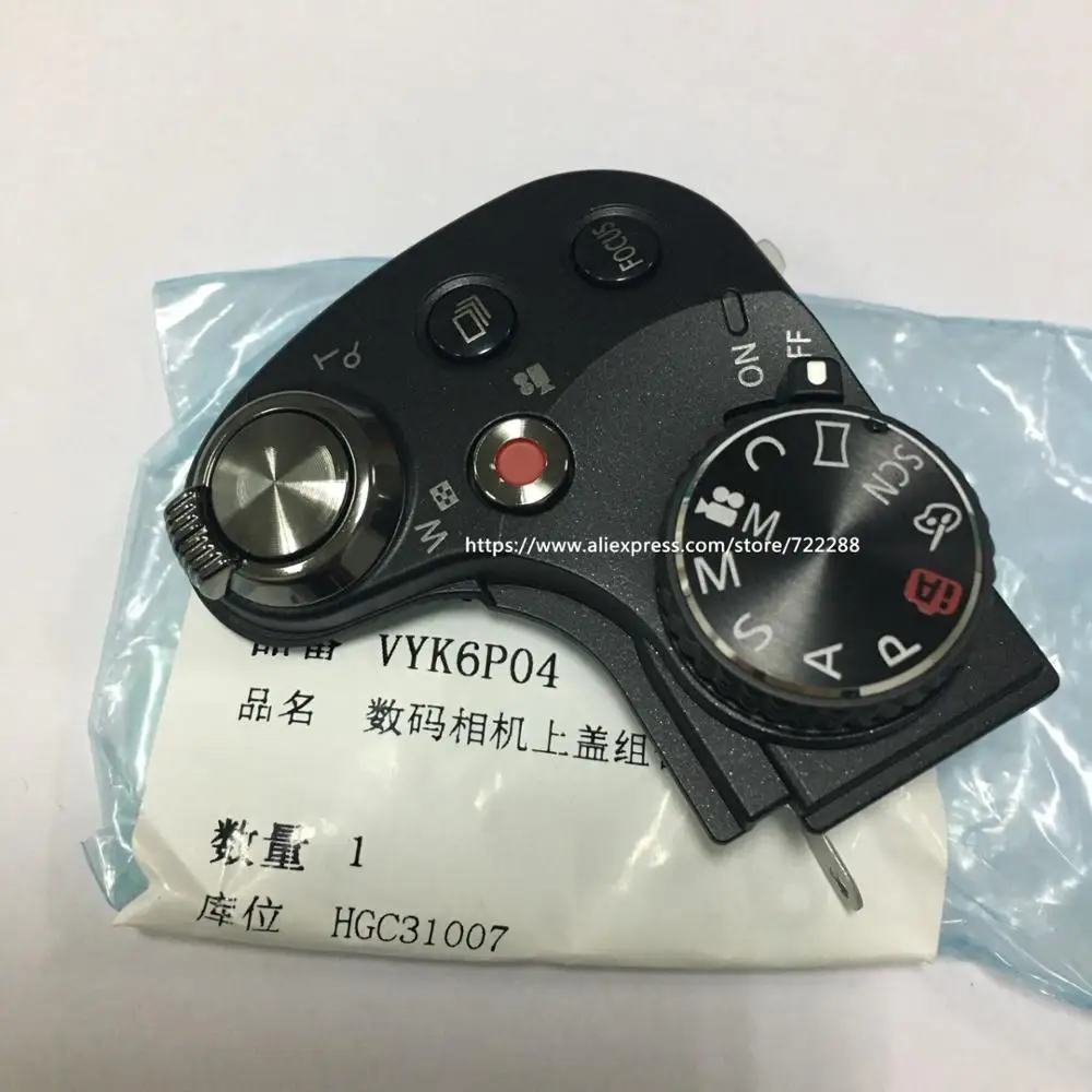 Panasonic Lumix Camera Top Case Unit Switch Button DC-G9 Repair Part 2YM2MC471Z