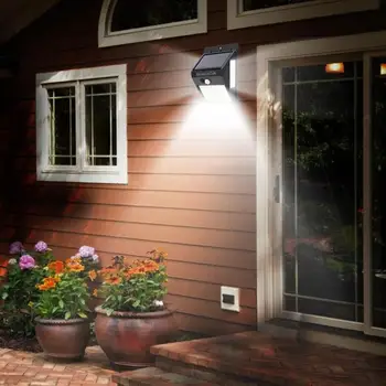 

100LED Waterproof Solar Power Motion Sensor Wall Light Outdoor Garden Yard Security Lamp Human Body Infrared Induction Light
