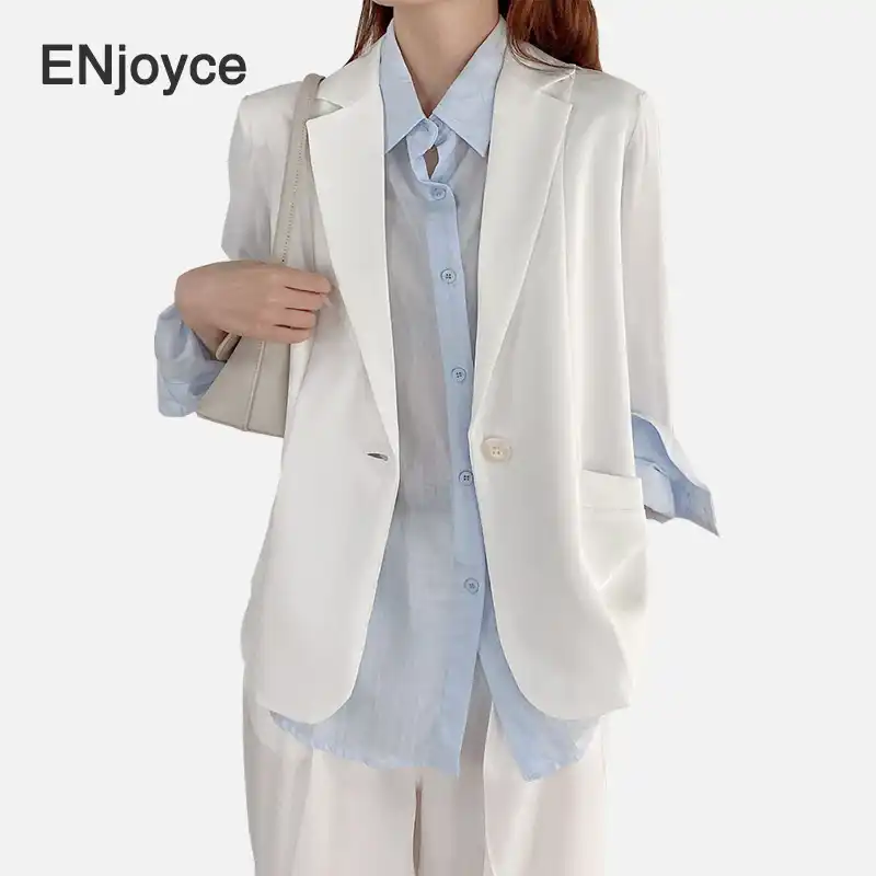 White thin blazer Clearance