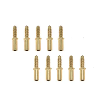 

10Pcs V6 Brass Integrated Throat Nozzle Extruder Print Head M6 Half Threaded 0.2mm/0.4mm/0.8mm 3D Printer Parts
