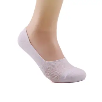 

Solid Color Silicone Non-slip Breathable Deodorant Boat Cotton Thin Socks Mouth Men's Mesh Invisible Cotton Shallow Socks S J5R4