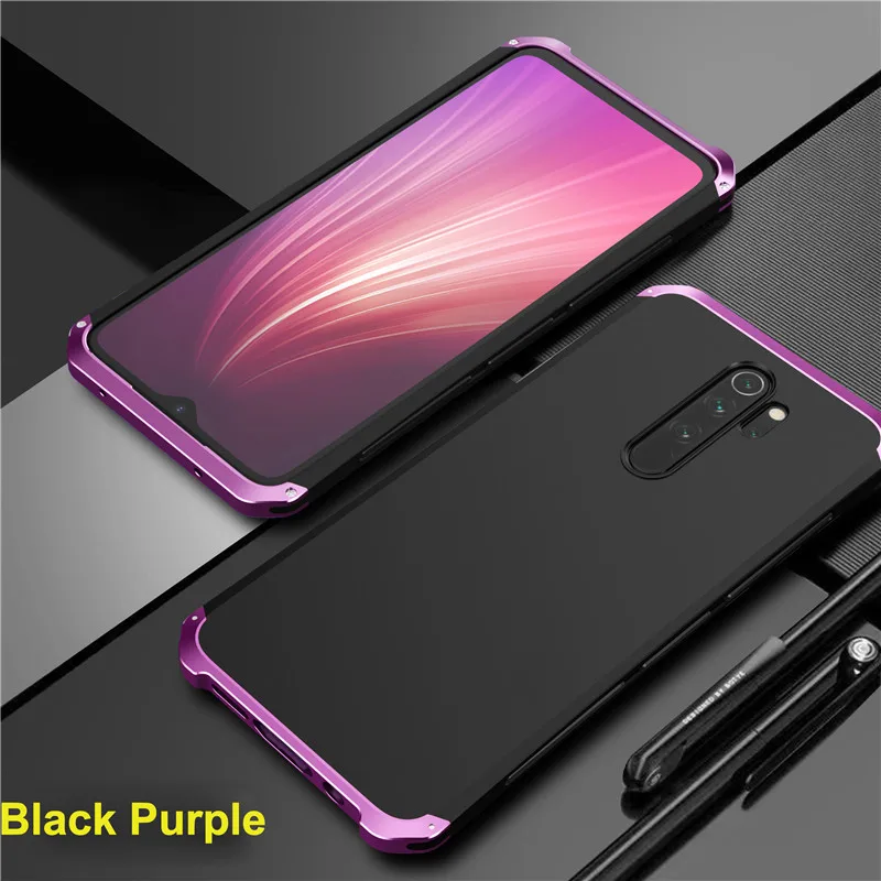 Чехол для Redmi Note 7, чехол для Xiaomi Redmi Note 8 Pro, противоударный металлический чехол из поликарбоната, чехол для Xiaomi Redmi Note 8 Pro, защитный чехол
