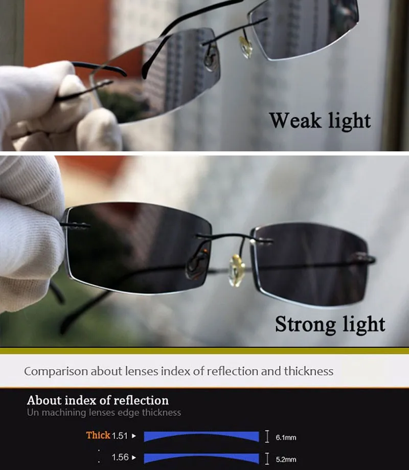 YIMARUIL 1.56/1.61/1.67/1.74 Progressive Anti Blue Ray And Photochromic Lens Multifocal Myopia Resin Lens 1 Pair Of Custom Lens YIMARUIL 1.56/1.61/1.67/1.74 Progressive Anti Blue Ray And Photochromic Lens Multifocal Myopia Resin Lens 1 Pair Of Custom Lens