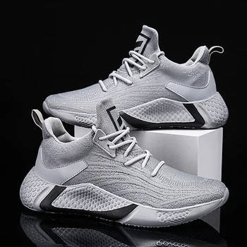 

New Men Running Sport Shoes Lightweight Outdoor Walking Jogging Sneakers Athletic Trainers Breathable Gym Training Sneakers
