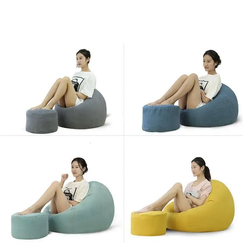 Золотой одиночный Zitzak Kanepe Divano Boozled детская кровать Sandalyeler Copridivano Beanbag Cadeira стул Puff Asiento Bean Bag Диван