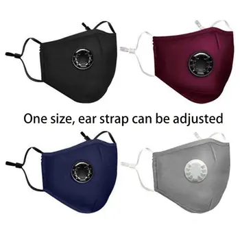 

4pcs Washable Mouth Mask Personal New with Replaceable Filter Pad Mouth-Muffl For Halloween Christmas