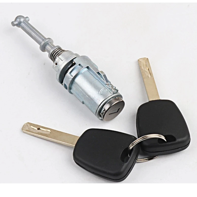Locksmith Tools CHKJ Car Left Door Lock Cylinder Locks Citroen C2 C3 9170.T9 2002-2010 Replacement Lock Core 2 Keys