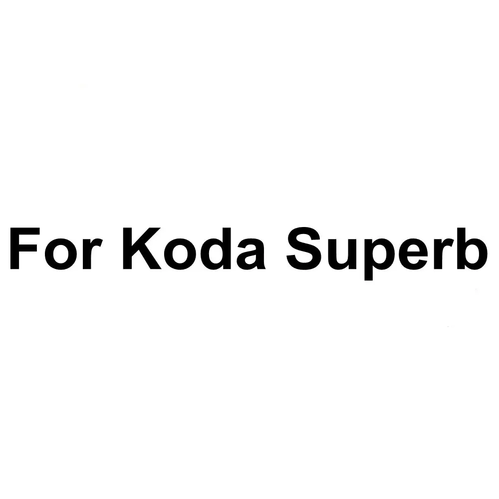 Koda Supreb 210T универсальные чехлы для автомобиля для защиты от снега, солнца, дождя, пыли, мороза, черного цвета для skoda octavia yeti rapid fabia - Название цвета: Koda Supreb
