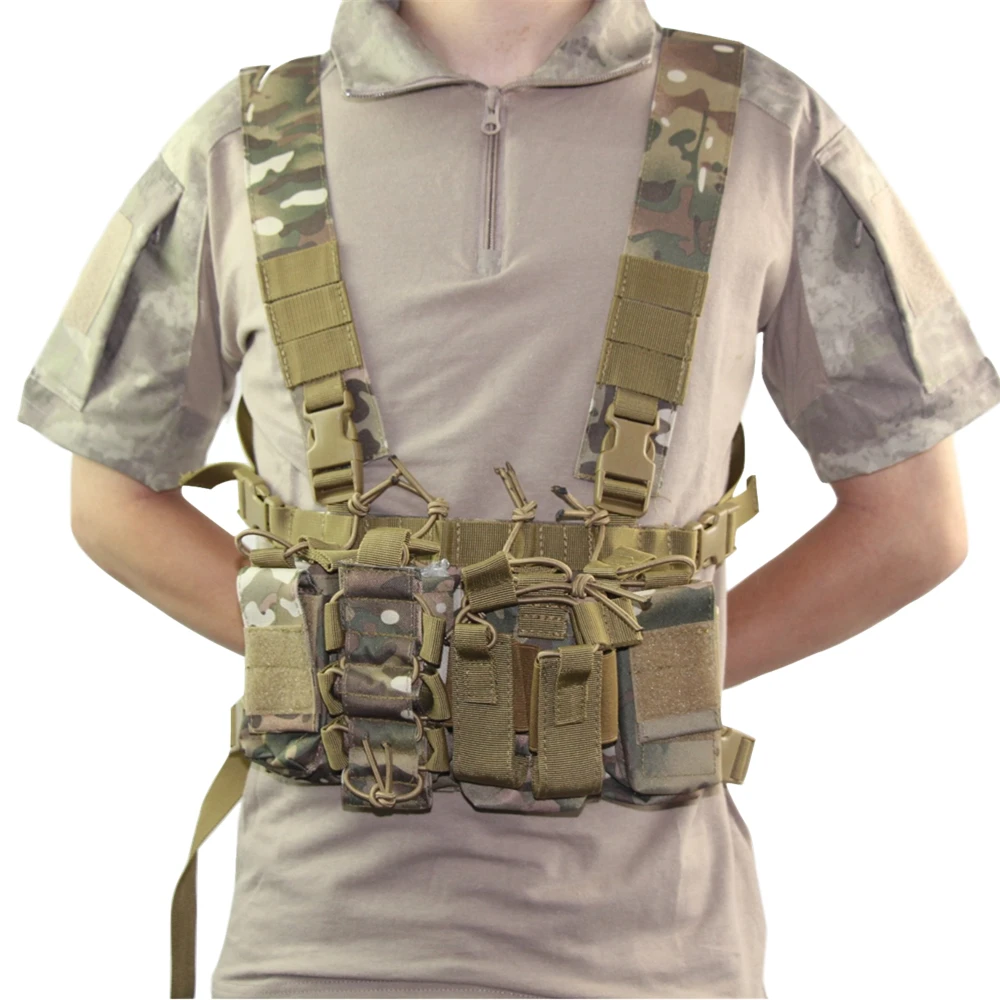  Reflective Chest Rig Airsoft Tactical vest Army Military CS Outdoor Fishing Hunting Camouflage Vest