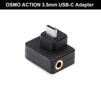 

CYNOVA Osmo Action Dual 3.5mm USB-C Adapter for DJI OSMO Action Camera Enhances Sound Quality While Charging Data Transmission