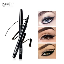 IMAGIC профессиональная водостойкая натуральная долговечная жидкая подводка для глаз-черный высокий пигмент стойкий макияж подводка для глаз