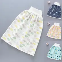 Enfant En bas âge Coton Couches Jupe Taille Haute Respirant Imperméable À L'eau Changeant Pantalon