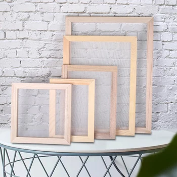 

Ancient Paper Making Frame Screen Wooden Paper Making Papermaking Mould Crafts