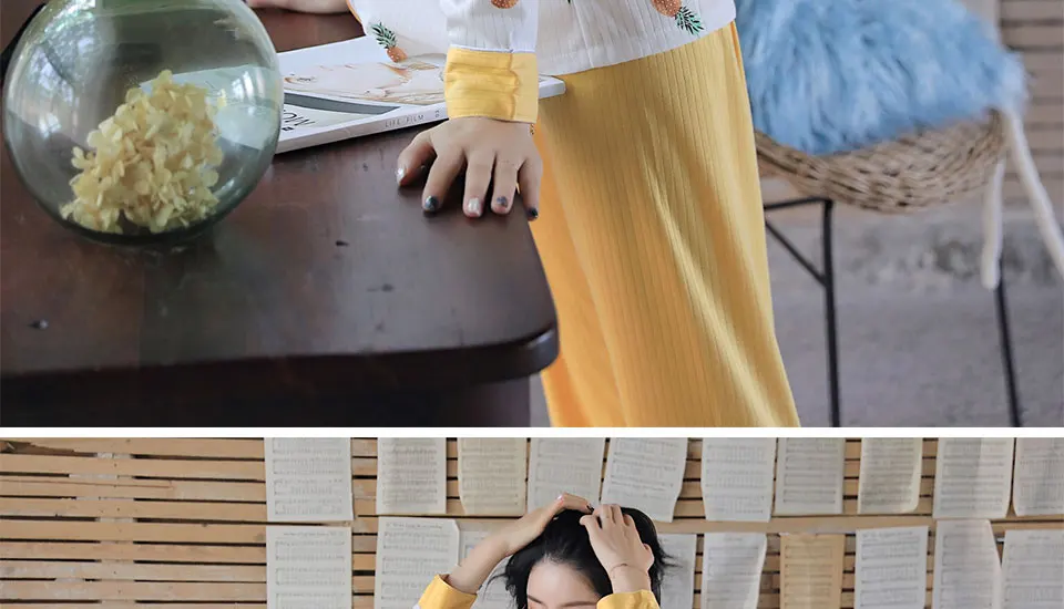 Новая корейская мода для беременных пижамы мультфильм на открытом воздухе кормящих костюм пижамы Весна Лето Одежда для беременных нижнее белье ночное белье