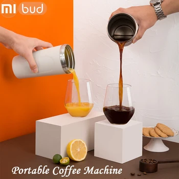

Xiaomi Youpin BUD Portable Coffee Machine Small Household Coffee Grinder Capsule Espresso Maker Machine Mini Coffee Maker