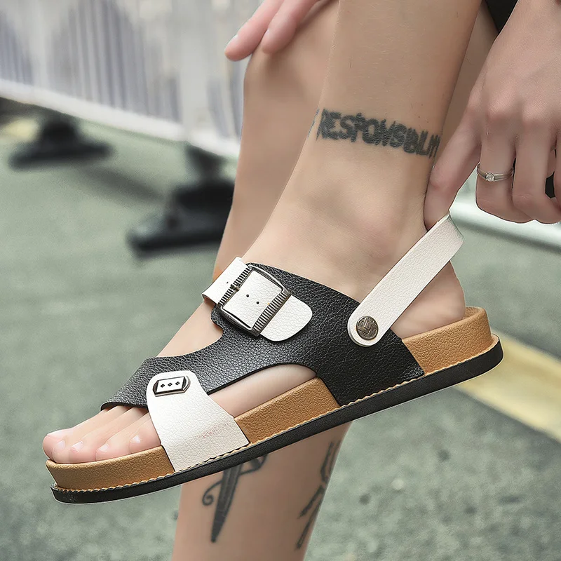 Dropshipping Men Sandals Sandalias Hombre Water Shoes Male Shoes Men Sandals Summer Beach Outdoor Man Footwear Calzado Hombre