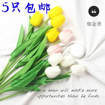

Artificial Tulip Fake Bouquet Ins Photo Props Living Room Holding Flowers Shoot Photography Shot Put Decorative Props Wall