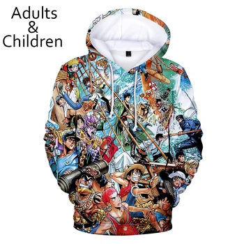 

Popular 3D anime characters men women casual hoodies children autumn and winter cartoon pullovers kids fashion sweatshirts
