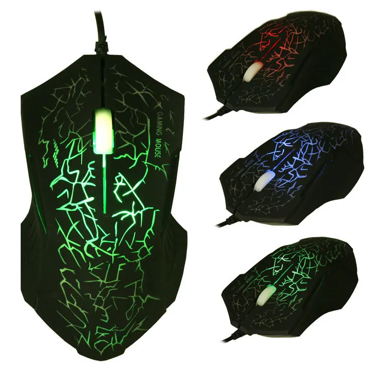 

Lightness Mini Wired backlit gaming Pattern mouse Glowing colorful portable mice Receiver Home Office computer accessories