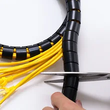 1.5/2M Linie Organizer Rohr Schutz Spirale Wrap Wickel Kabel Draht Protector Abdeckung Rohr Freies Cut