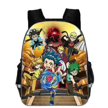 

Anime Beyblade Burst Backpacks For Children Student Book Backpack Daily Rucksack Cartoon Mochila School Gifts