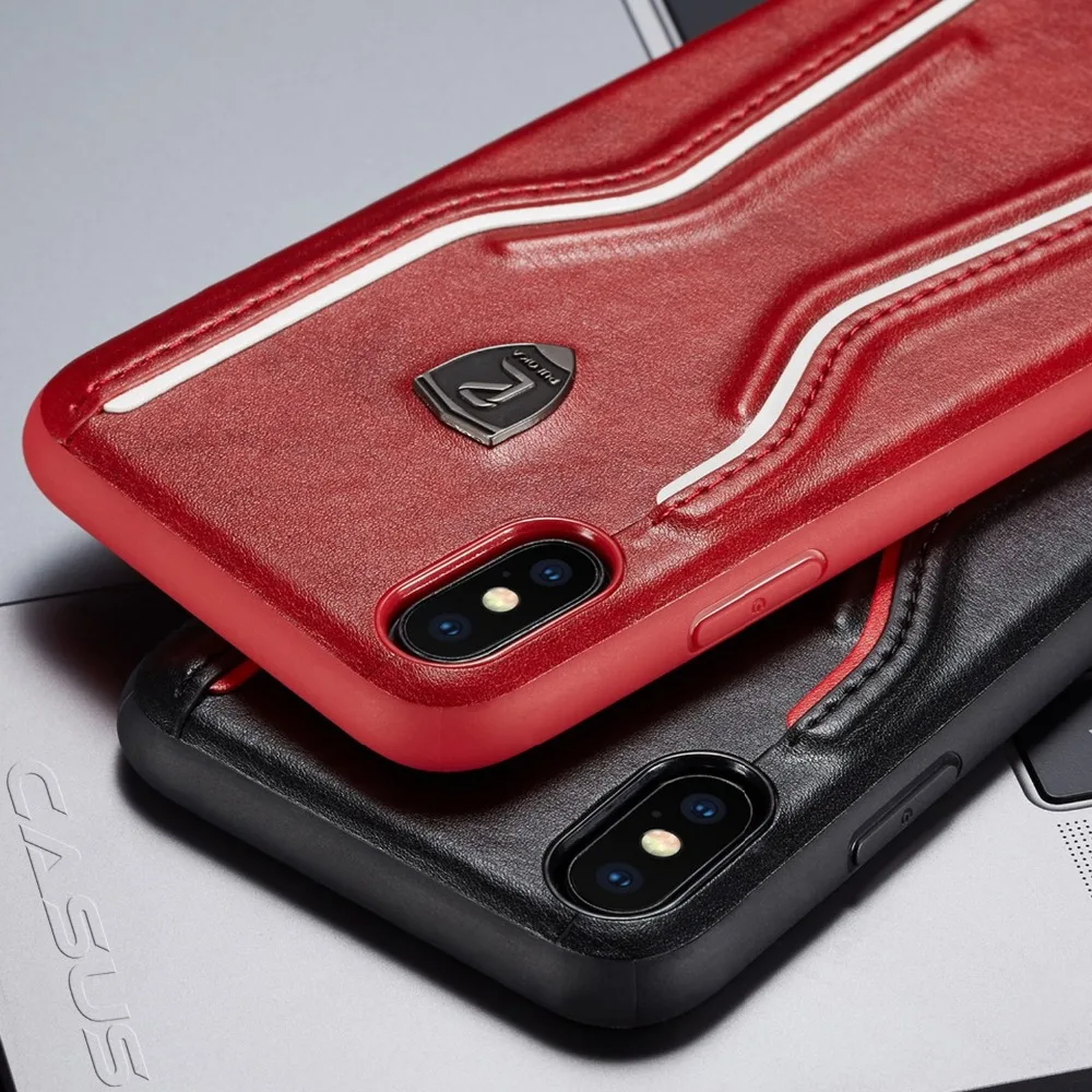 Роскошный кожаный тонкий жесткий чехол для iPhone 11/11 Pro/11 Pro Max/XR XS MAX противоударный X