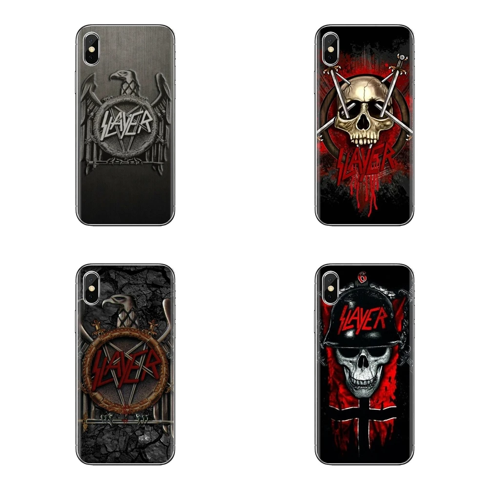 For Xiaomi Mi4 Mi5 Mi5S Mi6 Mi A1 A2 5X 6X 8 9 Lite SE Pro Max Mix 2 3 2S Pin Slayer Band Logo Poster Transparent Soft Covers |
