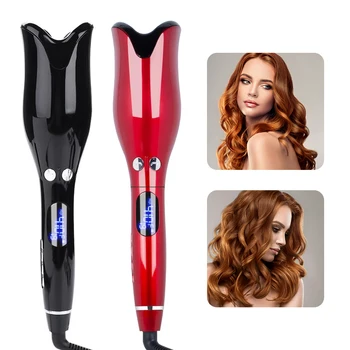 

360° Air Spin Curl Ceramic Automatic Curling Wand Iron Hair Curler Rotating Electric Salon Hair Fashion LED Digital Curling Iron