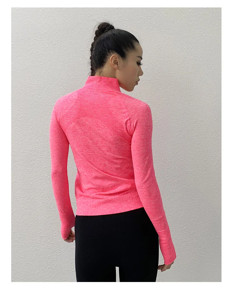 PRYDYC спортивная одежда, спортивный топ с длинным рукавом, женская футболка для фитнеса, для бега, йоги, топ, быстросохнущая одежда, спортивная футболка, Женская майка для спортзала