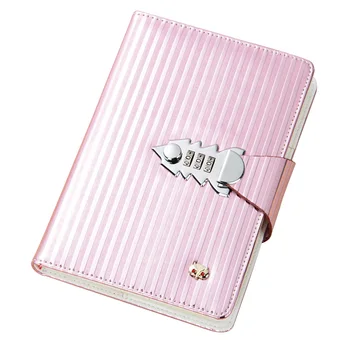 

A5 Password Planner Notebooks And Journals Agenda Office Bussiness Diary With Lock Stationery Note Book for School Supplies